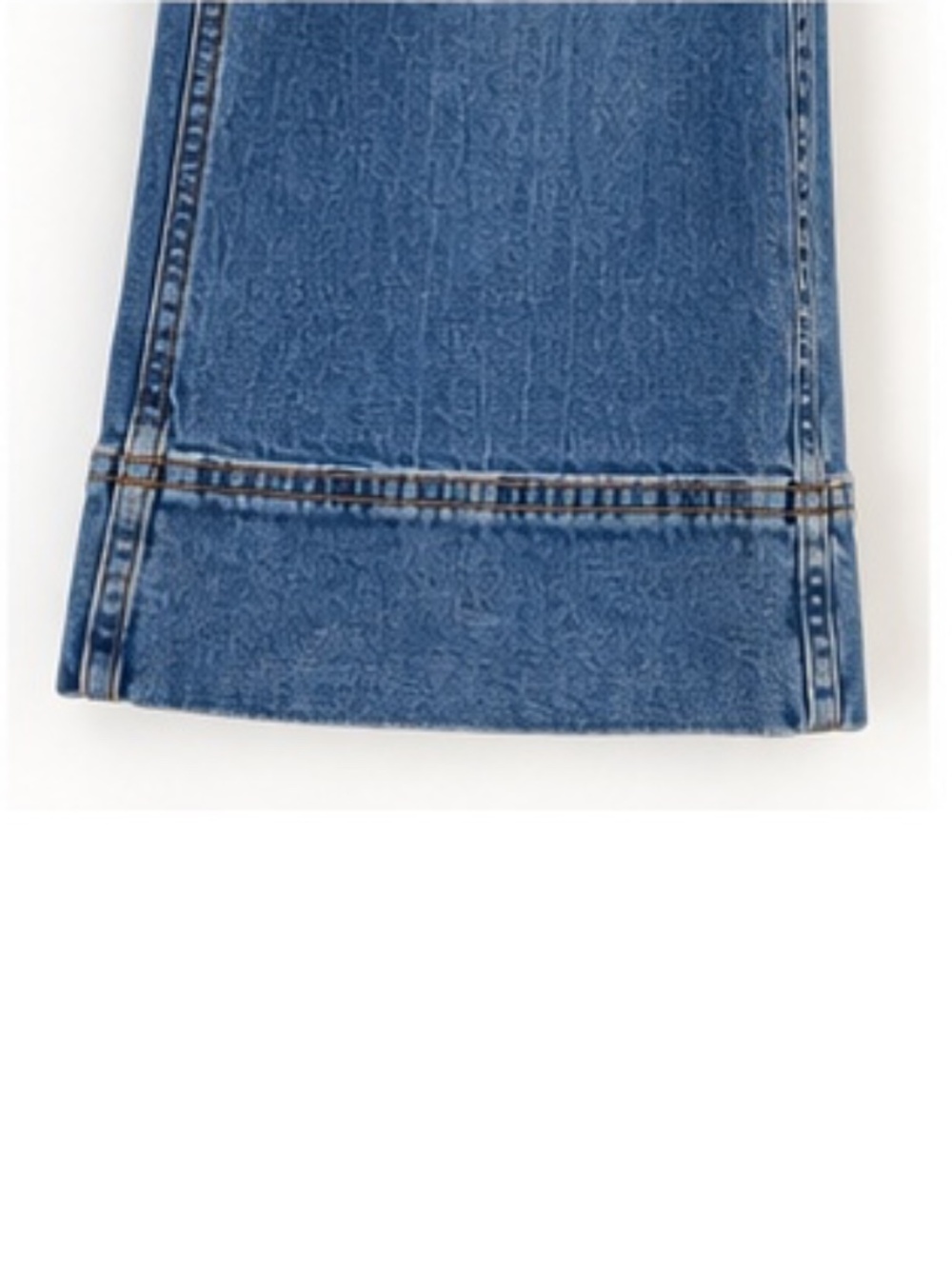 NWT. ALICE + OLIVIA High Rise Wide Leg Jeans Brooklyn Blue Size 28 - Picture 6 of 11